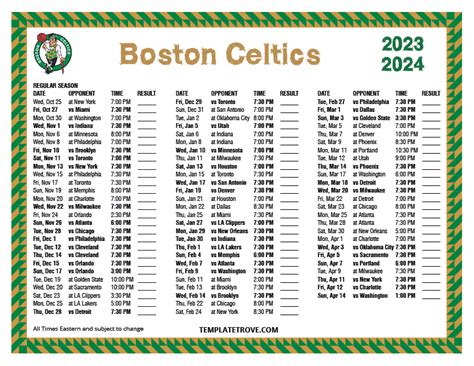 boston celtics game schedule|Printable 2024.